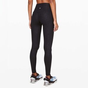 Lululemon Align Pant II Leopard Print Black Leggings
